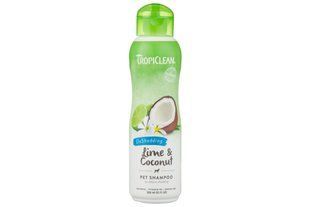 Шампунь TropiClean Deshedding Lime & Coconut Лайм і кокос для собак і кішок, 355 мл 202528 фото