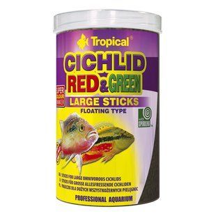 Сухий корм для акваріумних риб Tropical в паличках &laquo;Cichlid Red & Green Large Sticks&raquo; 1 л (для всіх цихлід) 63736_ord фото