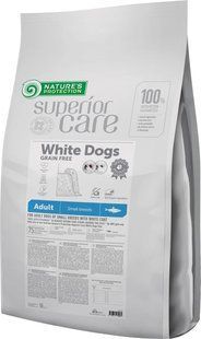 NP SC WHITE DOGS GRAIN FREE ADULT SMALL & MINI BREEDS (Herring) корм для собак 10 кг. NPSC47440 фото