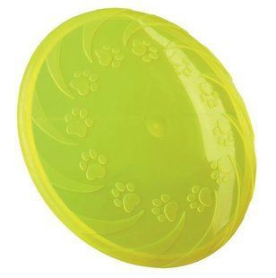 Игрушка для собак диск для фрисби, 22 см, силикон, цвета в ассортименте TX-33506 фото