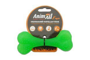 Іграшка для собак AnimAll Fun кістка, зелений, 12 см 88115 фото