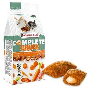 Versele-Laga Complete Crock Carrot морковь лакомство для кроликов и грызунов 50 г 613030 фото