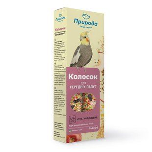 Колосок для середніх папуг Мультифрукт 140 г PR740001 фото