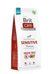 Корм Brit Care Dog Grain-free Sensitive 12 кг для собак с чувствительным пищеварением, беззерновой с олениной 172210 фото