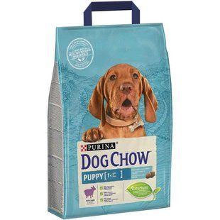 Сухой корм dog Chow Puppy Lamb 2.5 кг для щенков, с ягненком 12493343 фото
