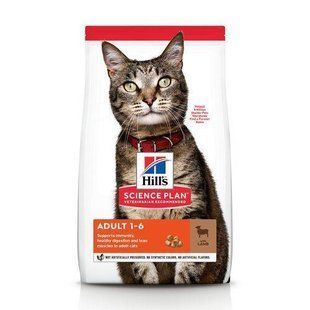 Hill's Science Plan Feline Adult Optimal Care Lamb 3 кг сухий корм для котів усіх порід з ягням і рисом 604067 фото