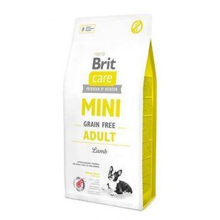 Сухой корм Brit Care GF Mini для взрослых собак миниатюрных пород, с ягненком, 7 кг 170772 фото