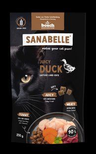 М'який корм Sanabelle Juicy з качкою для котів 250 г 858925 фото