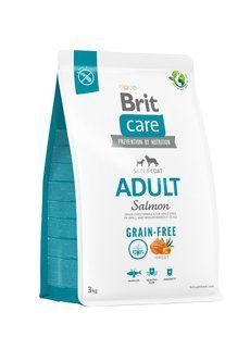 Сухой корм Brit Care Dog Grain-free Adult для собак малых и средних пород, беззерновой с лососем, 3 кг 172197 фото