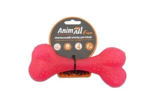 Іграшка для собак AnimAll Fun кістка, коралова, 15 см 88123 фото