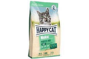 Сухой корм Happy Cat Minkas Perfect Mix 4 кг для взрослых кошек, c птицей, ягненком и рисом 70415 фото