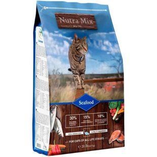 Сухой корм Nutra Mix Seafood 9.07 кг для котов и кошек на основе рыбы 150037 фото