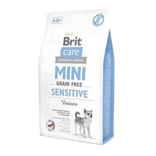 Сухой корм Brit Care GF Mini Sensitive для собак миниатюрных пород с чувствительным пищеварением, с олениной, 170776 фото