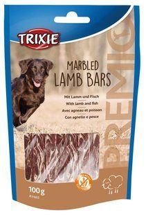 Лакомство Trixie для собак Премио "Marbled Lamb Bars" с ягненком 100г 31603 фото