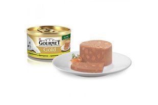 Консерви для кішок Gourmet Gold 85г х 24шт шматочки в паштеті з кроликом по французьки 12531291/П фото