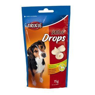 Ласощі для собак Trixie &laquo;Milk Drops&raquo; 75 г (молоко) 31621 фото