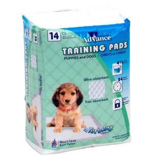 Advance dog Training Pads пелющки для собак, суперабсорбент з індикацією 59.6х59.6 см 14 шт 18814 фото