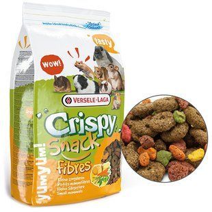 Versele-Laga Crispy Snack Fibres додатковий корм ласощі для гризунів 0.65кг 617359 фото