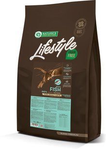 Сухий беззерновий корм для дорослих кішок з білою рибою Nature\'s Protection Lifestyle Grain Free White Fish Adult Cat 7 кг NPLS45960 фото