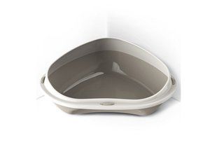 Туалет угловой с бортиком Georplast Shuttle Corner для кошек 49 x 40 x 17.5 см 10535 фото