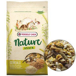 Versele-Laga Nature Snack Cereals дополнительный корм для грызунов 0.5кг 614389 фото
