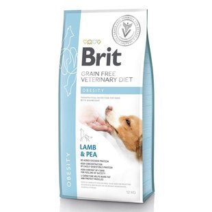 Сухой корм Brit GF VetDiets dog Obesity 12 кг для собак при избыточном весе, с ягненком, индейкой и горохом 170940/8066 фото