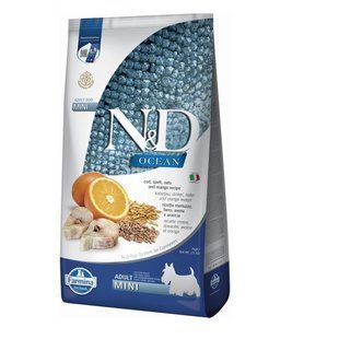 Фарміна сухий корм N&D Low Grain Ocean ADULT MINI з тріскою та апельсином 7 kg 36605 160734 фото
