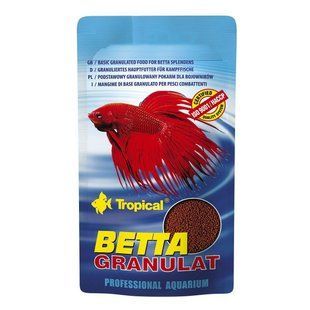 Сухой корм для аквариумных рыб Tropical в гранулах &laquo;Betta Granulat&raquo; 10 г (для петушков) 61441 фото