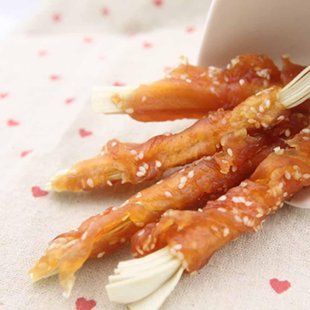 Лакомство "Сельские Вкусности" для собак, ломтики трески с курицей и кунжутом, 500г LSC-36 фото