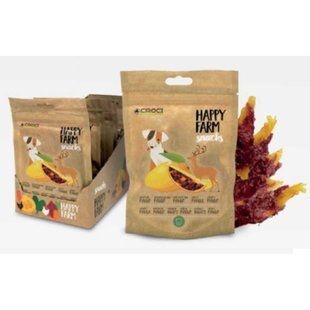 Ласощі м'ясні Happy Farm, оленина з манго , 80гр C1030659 фото