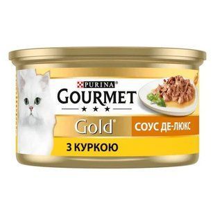 Gourmet Gold консерви для котів 85 г х 12 шт з куркою в соусі 12530853/П фото