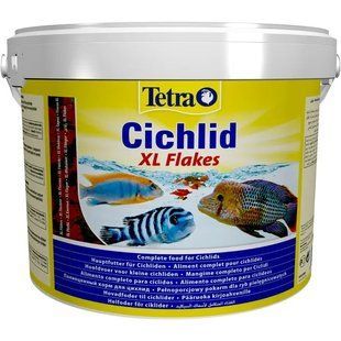 Корм Tetra Cichlid XL 10л / 1,9кг крупные хлопья для цихлид 201415 фото