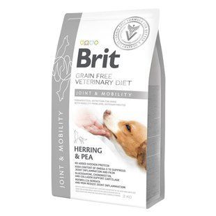 Корм Brit GF VetDiets dog Mobility 2кг для собак всех пород для суставов, с сельдью, лососем и гречкой 170953/8257 фото