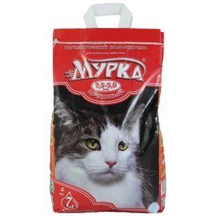 Бентонитовый наполнитель крупный Мурка для туалета кошек 5 кг, 2,5-5,0мм мм tv0888 фото
