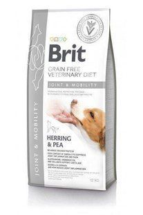 Сухой корм Brit GF VetDiets dog Mobility 12 кг для собак всех пород для суставов с лососем с горохом и гречкой 170952/528240 фото