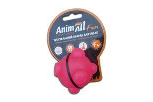 Игрушка для собак AnimAll Fun шар молекула, коралловая, 5 см 110596 фото