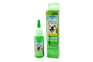 Гель для чистки зубов TropiClean Oral Care Gel Removes для собак, 59 мл, свежее дыхание 1077 фото