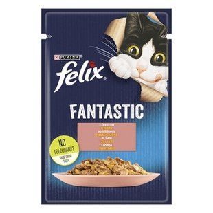 Felix (Фелікс) консерви для котів з лососем 85г х 26шт шматочки в желе 12449136/П фото