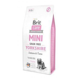 Сухой корм Brit Care GF Mini Yorkshire для йоркширских терьеров, с лососем и тунцем, 7 кг 170781 фото