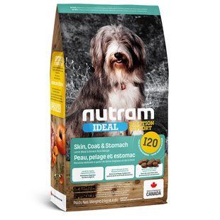 I20 Nutram Ideal Solution Support Sensitive Skin,Coat& Stomach dog 2 кг корм для собак з проблемами шлунку I20_(2kg) фото