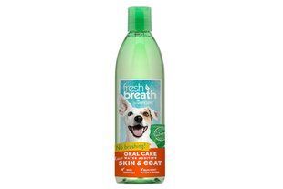 Добавка в воду TropiClean Oral Care Water Additive Skin & Coat с Омега 3 и Омега 6 для собак и кошек, 473 мл 1558 фото