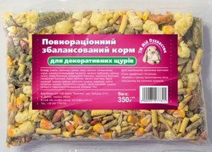 МП КОРМ Д/Крыс полнорационный 350г "Мой Пушистик" 77345 172653 фото