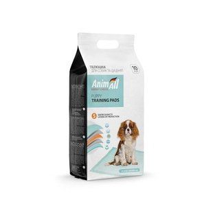 Пеленки AnimAll Puppy Training Pads для собак и щенков, 60&times;90 см, 10 штук 170423 фото