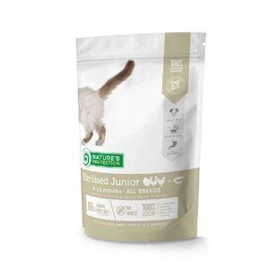 Сухий корм Nature's Protection Sterilised Junior Poultry with krill, для юних кошенят, після стерилізації, 7 кг NPS45774 фото
