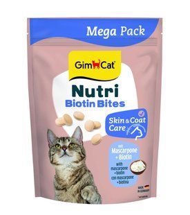 Вітаміни GimCat Katzentabs для котів, таблетки з маскарпоне та біотином, 425 г G-419695 фото