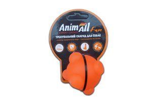Іграшка для собак AnimAll Fun куля молекула, помаранчева, 5 см 110595 фото