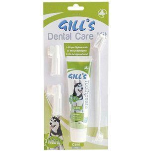 Зубна паста GILL'S м'ята + 3 щітки в наборі, 100г C3052374 фото