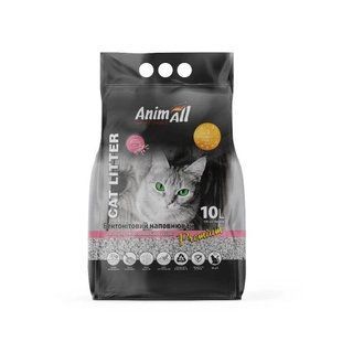 Бентонитовый наполнитель AnimAll Premium Baby Powder с ароматом детской пудры, для кошек, 10 л 144573 фото