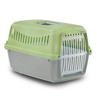 Переноска Gipsy XS smal Green , пластиковая дверца, 39х26х25 cм XSLightGreen фото