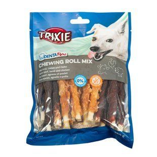 Палочка Trixie Denta Fun для чистки зубов собак, микс, 10 см, 250 г 31372 фото